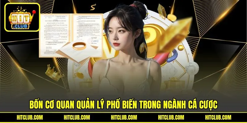 Bốn cơ quan quản lý phổ biến trong ngành cá cược Bốn cơ quan quản lý phổ biến trong ngành cá cược