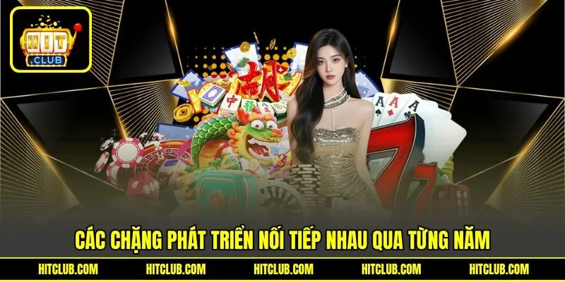 Các chặng phát triển nối tiếp nhau qua từng năm