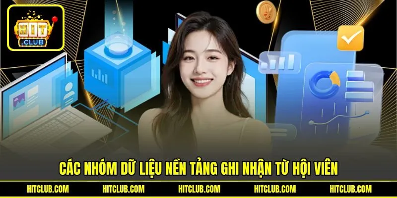 Các nhóm dữ liệu nền tảng ghi nhận từ hội viên Các nhóm dữ liệu nền tảng ghi nhận từ hội viên