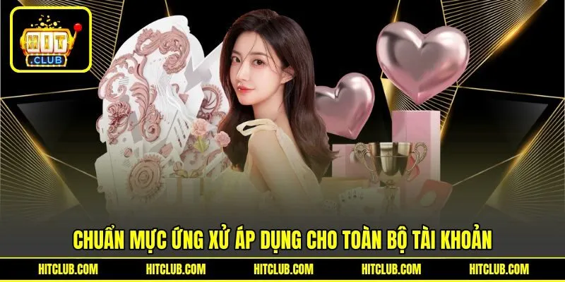 Chuẩn mực ứng xử áp dụng cho toàn bộ tài khoản